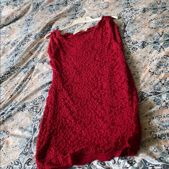 Size large Red dress, fits more like medium - Picture 3 of 3